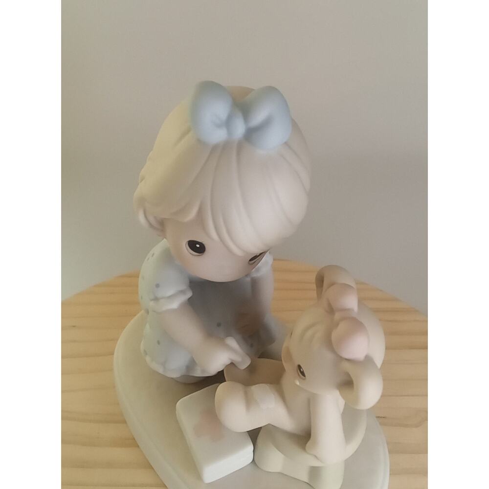 1994 Precious Moments Caring Girl Bear No Box Members Only - Picture 5 of 7